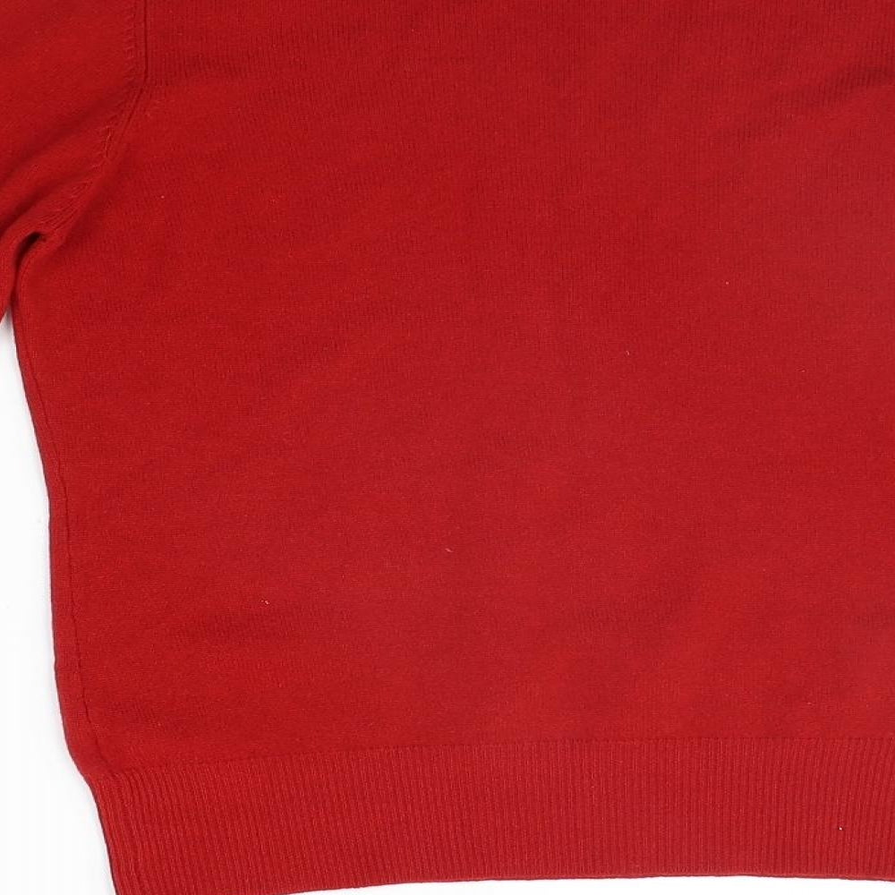 Marks and Spencer Womens Red   Pullover Jumper Size 8