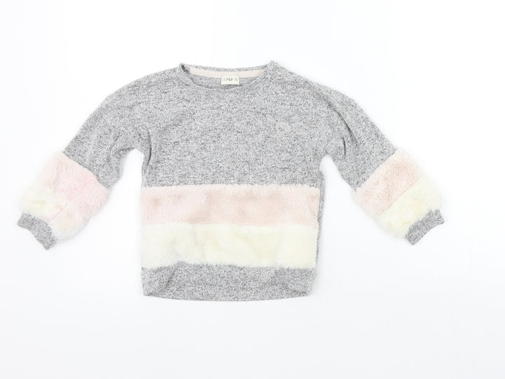 F&F Boys Grey   Pullover Jumper Size 2-3 Years  - washable mark
