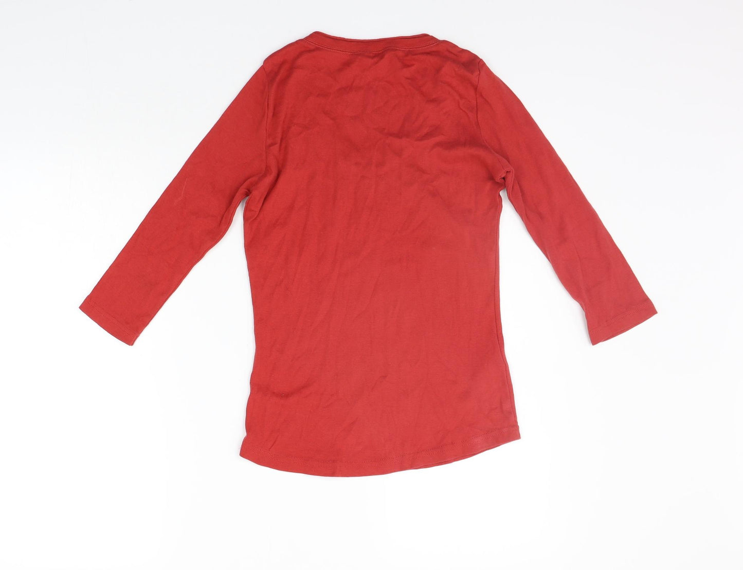 Papaya Womens Red   Basic T-Shirt Size 10