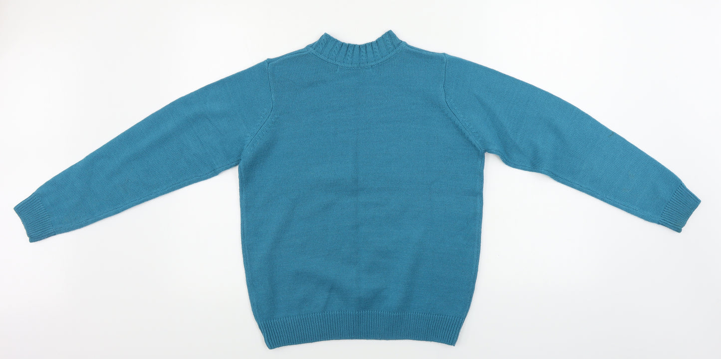 hle Womens Blue   Pullover Jumper Size S