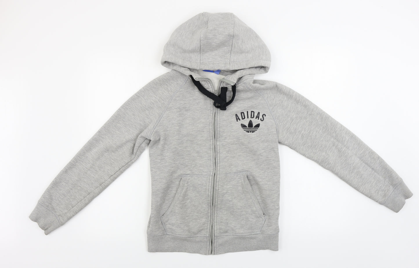 adidas Womens Grey   Full Zip Hoodie Size 12