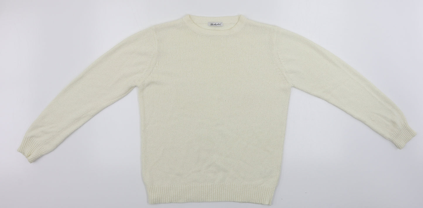 Berkertex Womens Ivory   Pullover Jumper Size 10