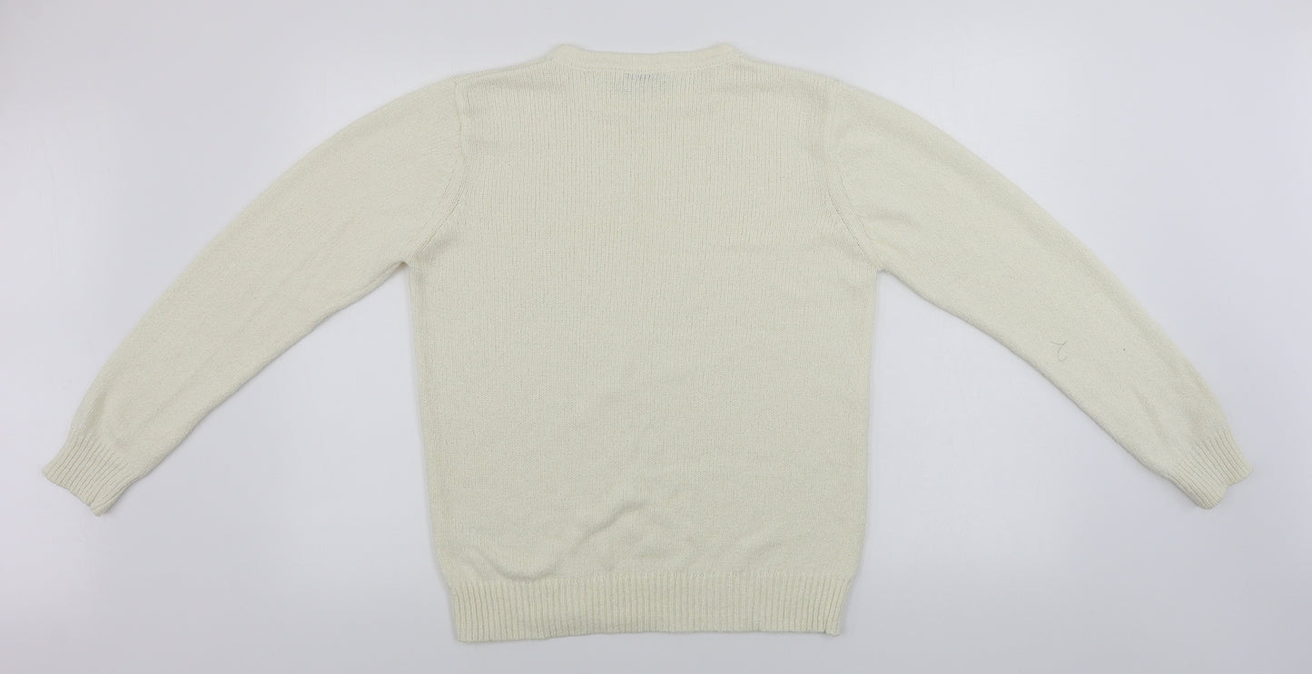 Berkertex Womens Ivory   Pullover Jumper Size 10