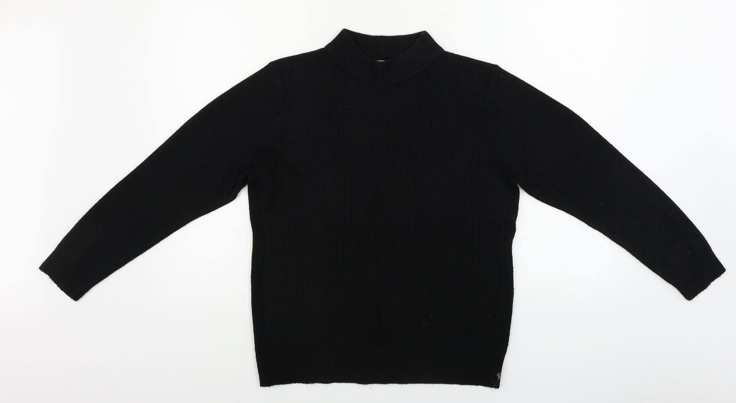 Bonmarché  Womens Black   Pullover Jumper Size S
