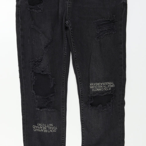Preworn  Womens Black   Skinny Jeans Size 30 in L27 in