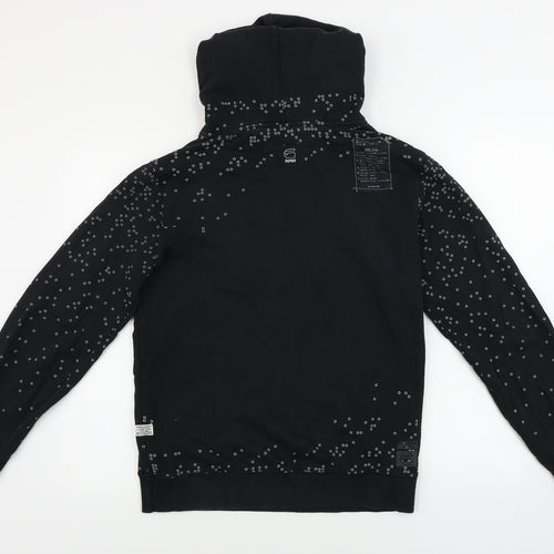 GSTAR  Mens Black   Pullover Hoodie Size M