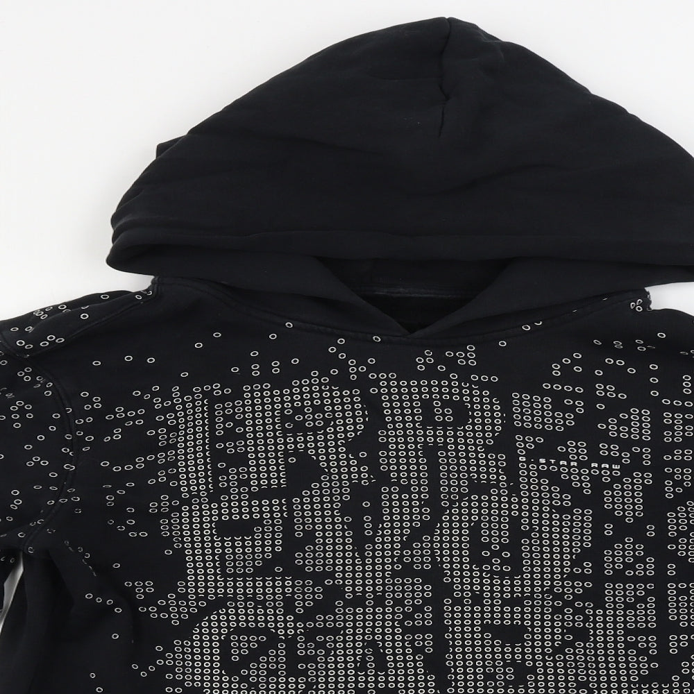 GSTAR  Mens Black   Pullover Hoodie Size M