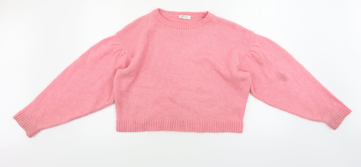 Topshop  Womens Pink   Pullover Jumper Size S