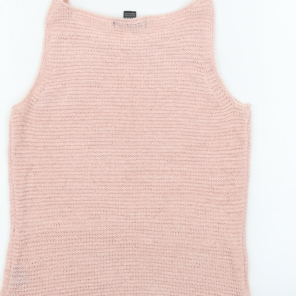 August Silk Womens Pink   Pullover Jumper Size M