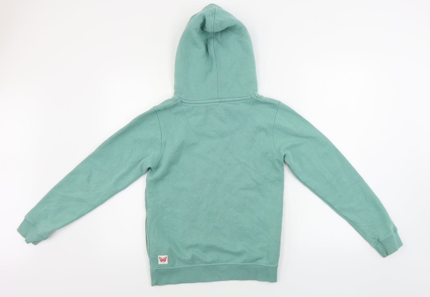 Fat Face Girls Green   Pullover Hoodie Size 10-11 Years