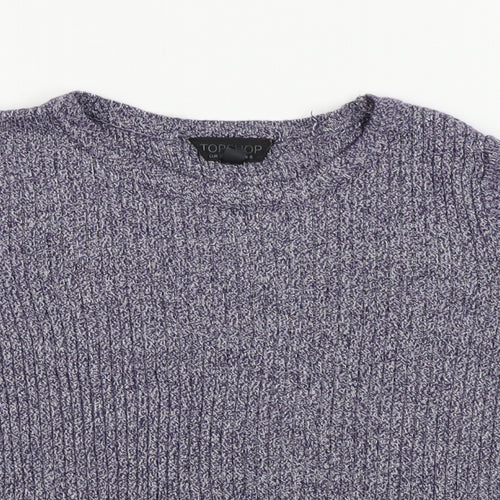 Topshop  Womens Blue   Basic T-Shirt Size 8