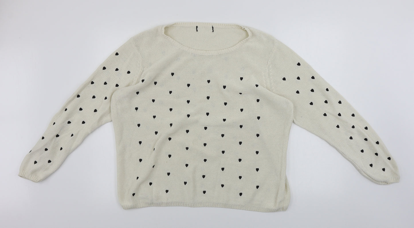 Preworn  Womens Beige   Pullover Jumper Size XL