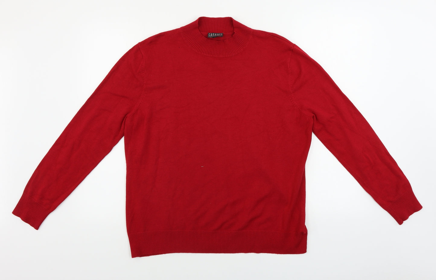 cashmia   Mens Red   Pullover Jumper Size L