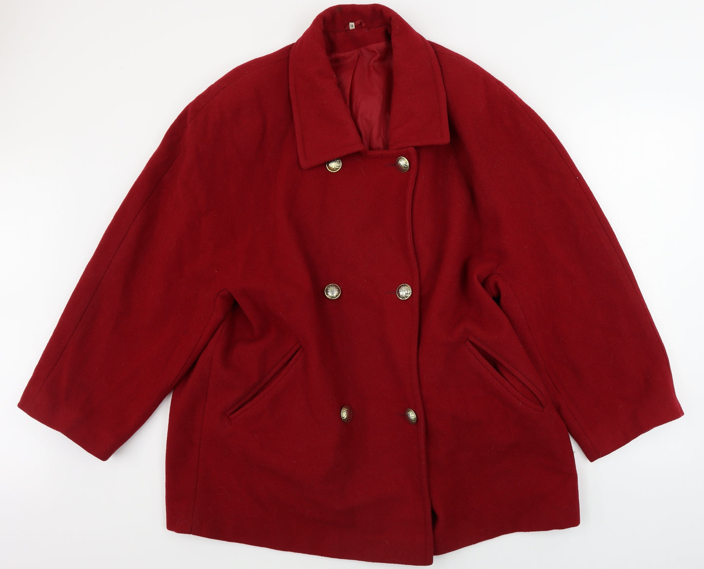 Edinburgh  Womens Red   Jacket Coat Size 18