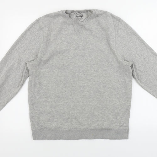 George  Mens Grey   Pullover Jumper Size S