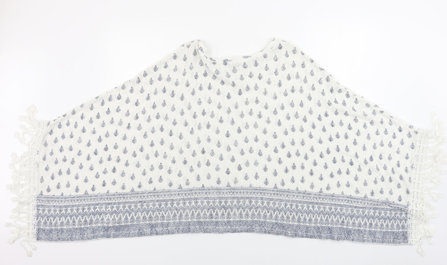 River Island  Womens White Floral  Pullover Jumper Size L