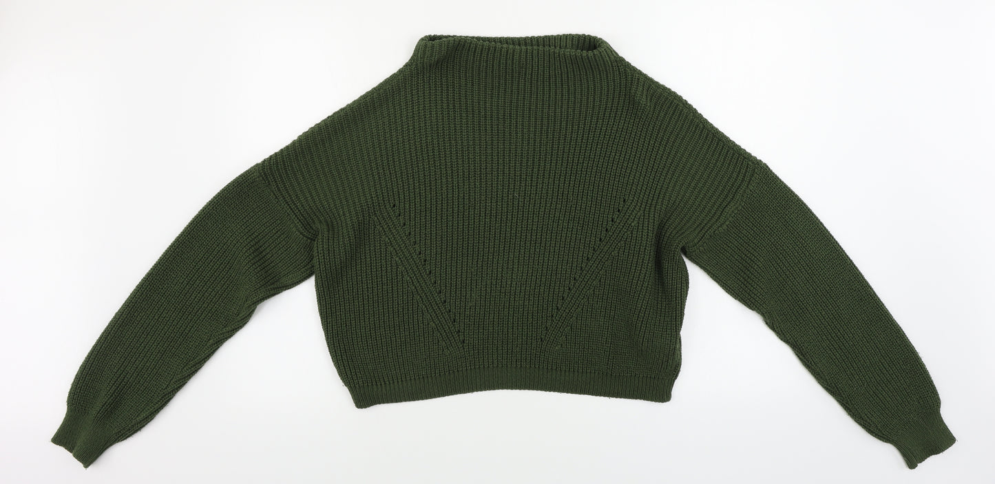 Missguided  Womens Green   Pullover Jumper Size M
