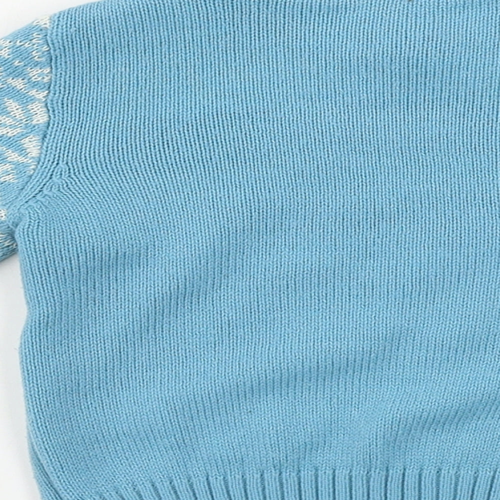 lily&dan Girls Blue   Pullover Jumper Size 3-4 Years