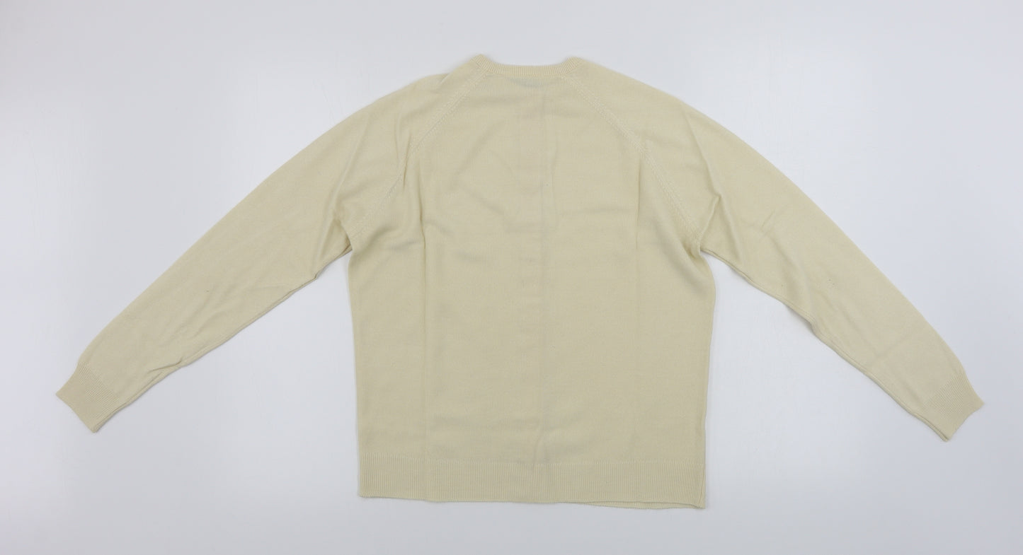 St michael       Womens Beige   Cardigan Jumper Size 14