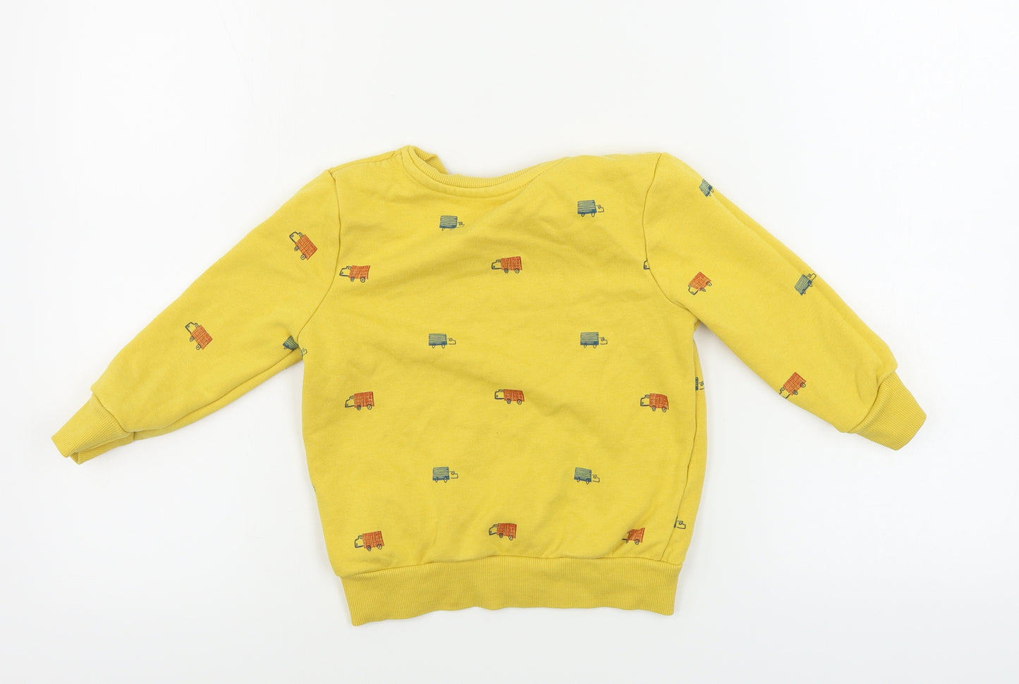 George  Boys Yellow   Pullover Jumper Size 2-3 Years