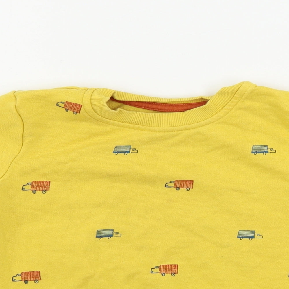 George  Boys Yellow   Pullover Jumper Size 2-3 Years