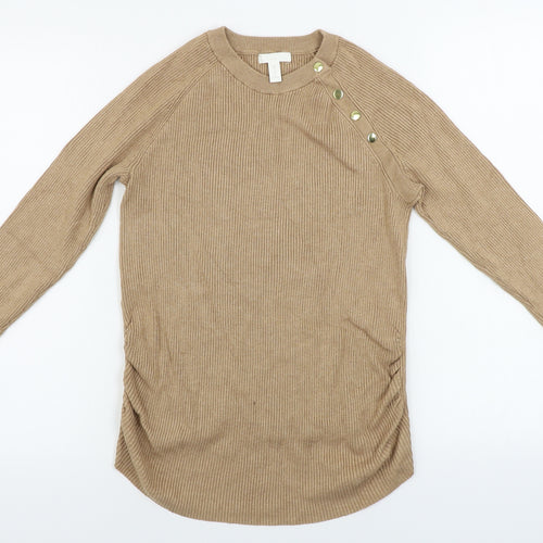 H&M  Womens Brown   Pullover Jumper Size M