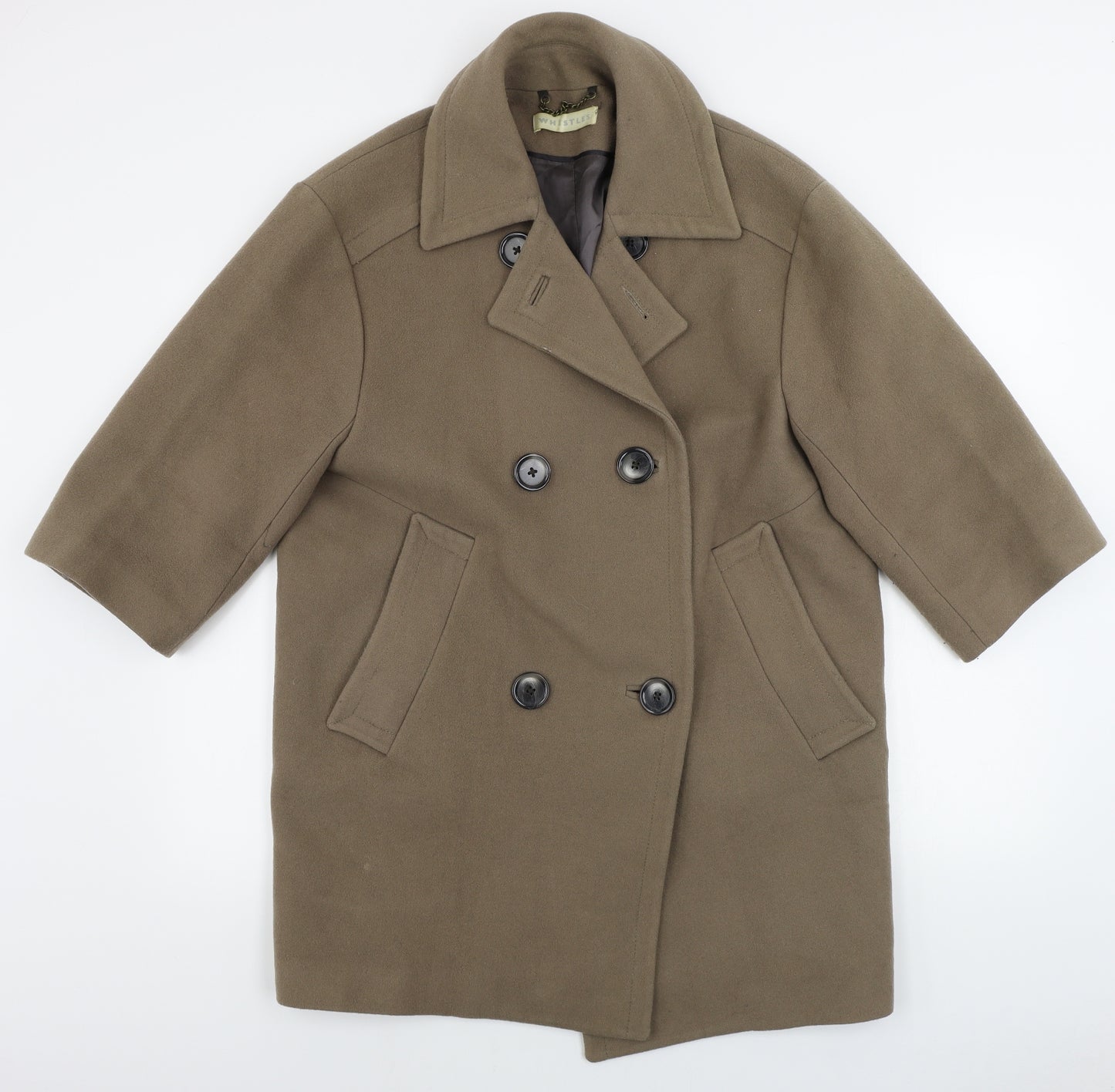 Whistles Womens Brown   Jacket Coat Size 12