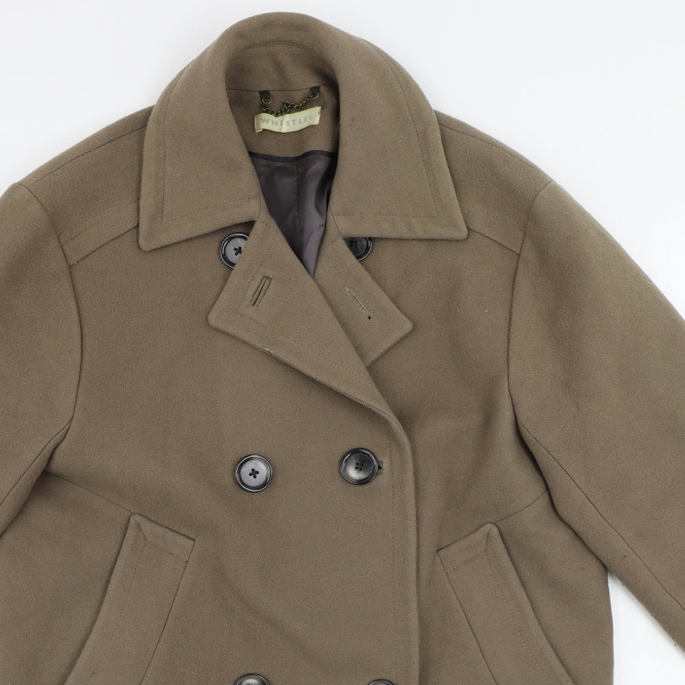 Whistles Womens Brown   Jacket Coat Size 12