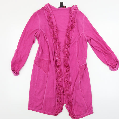 Creation Womens Pink   Cardigan Jumper Size 12