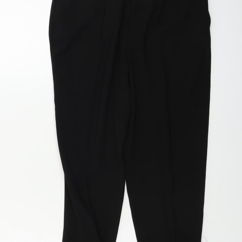 Preworn  Womens Black   Trousers  Size L L24 in