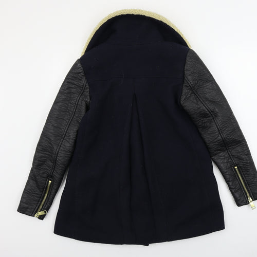 H&M Womens Blue   Gilet Coat Size 4