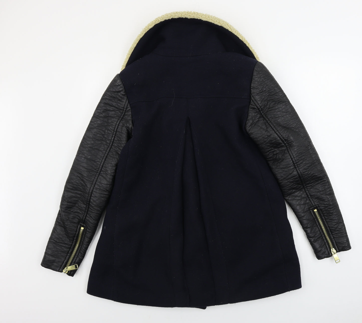H&M Womens Blue   Gilet Coat Size 4