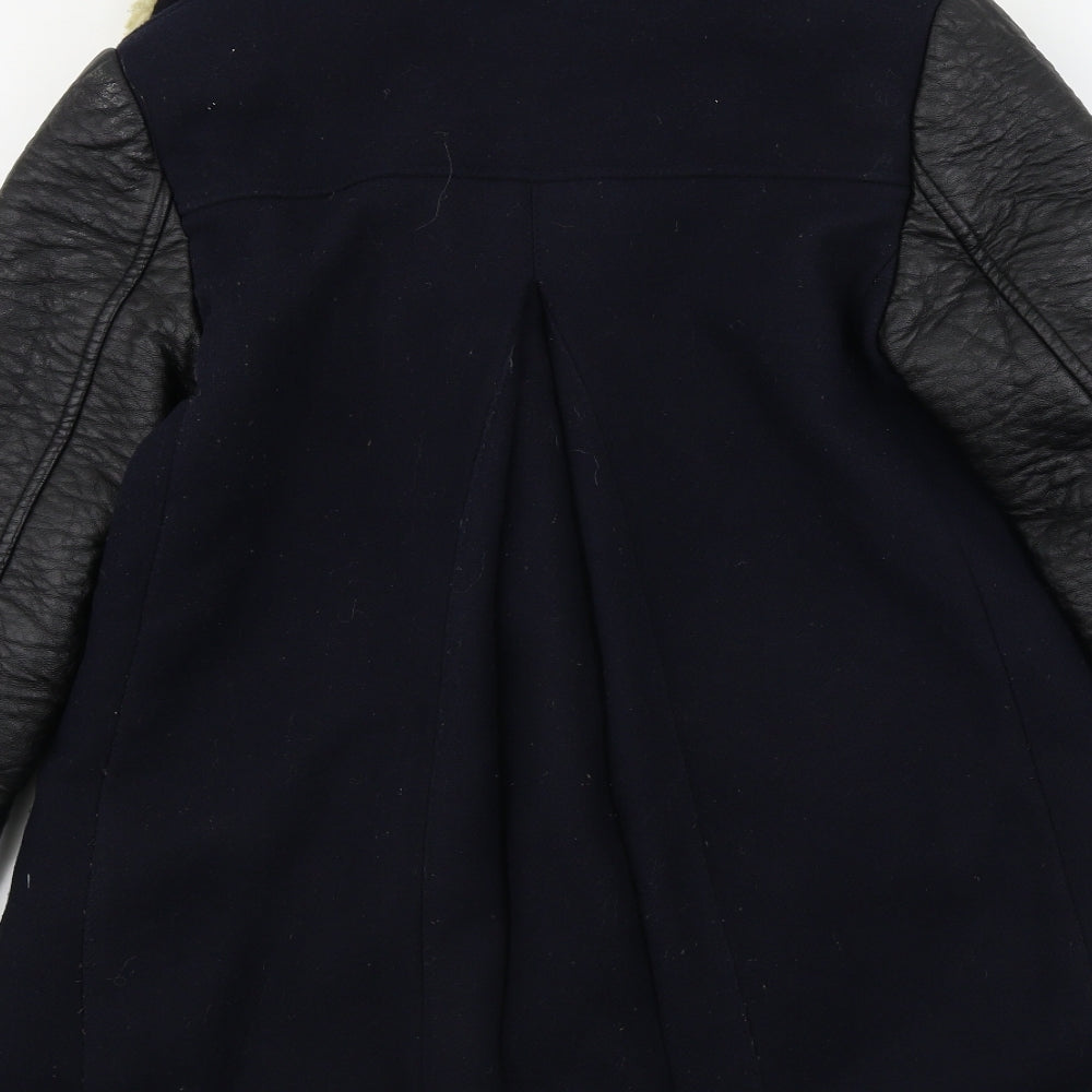 H&M Womens Blue   Gilet Coat Size 4