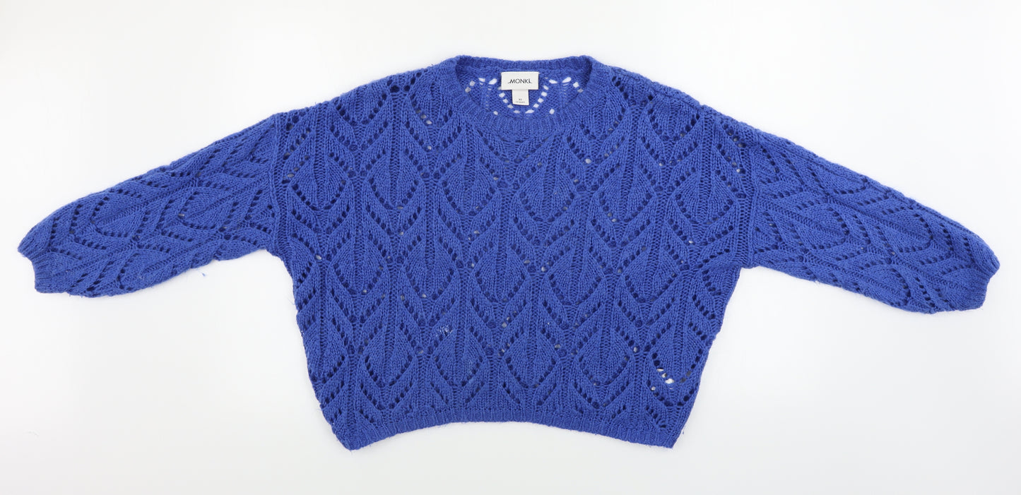 MONKL  Womens Blue   Pullover Jumper Size XS