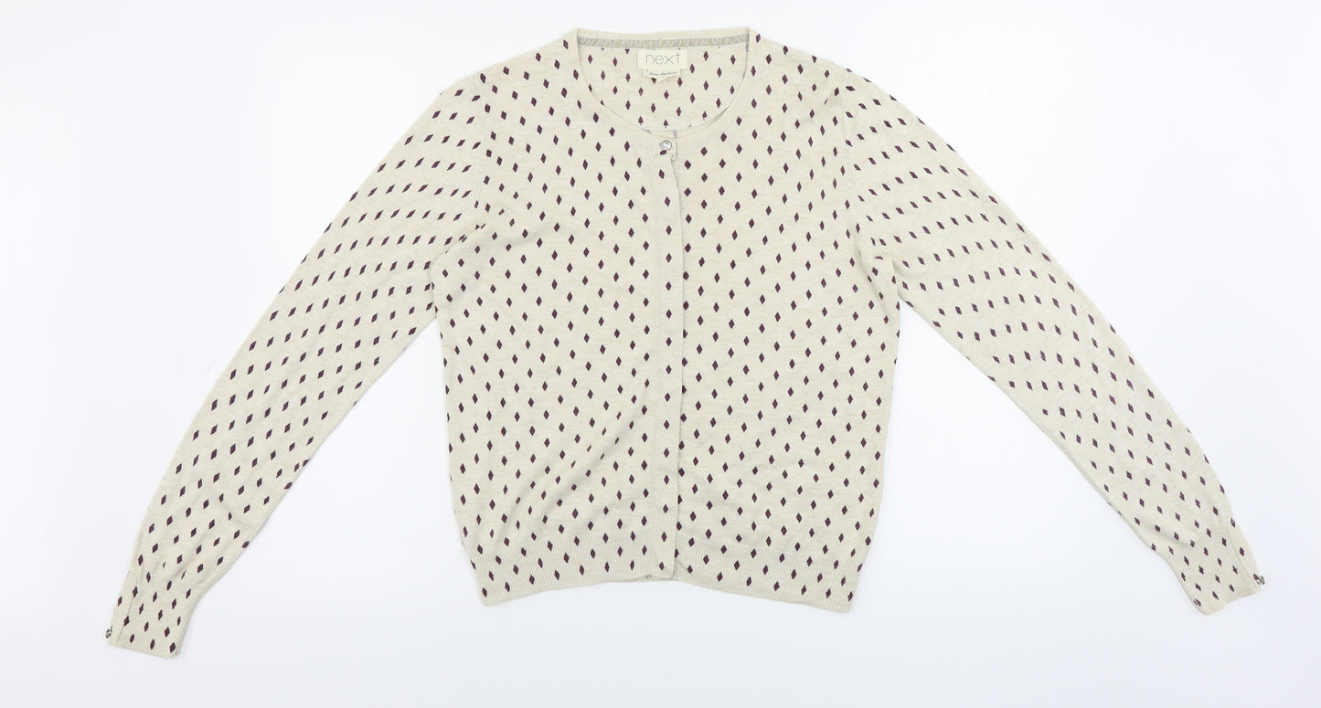 NEXT  Womens Beige   Cardigan Jumper Size 10