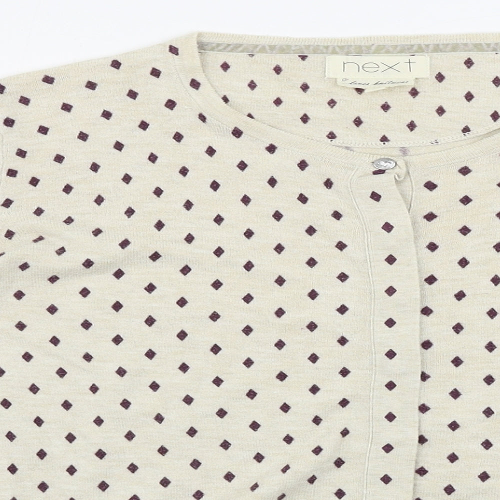 NEXT  Womens Beige   Cardigan Jumper Size 10