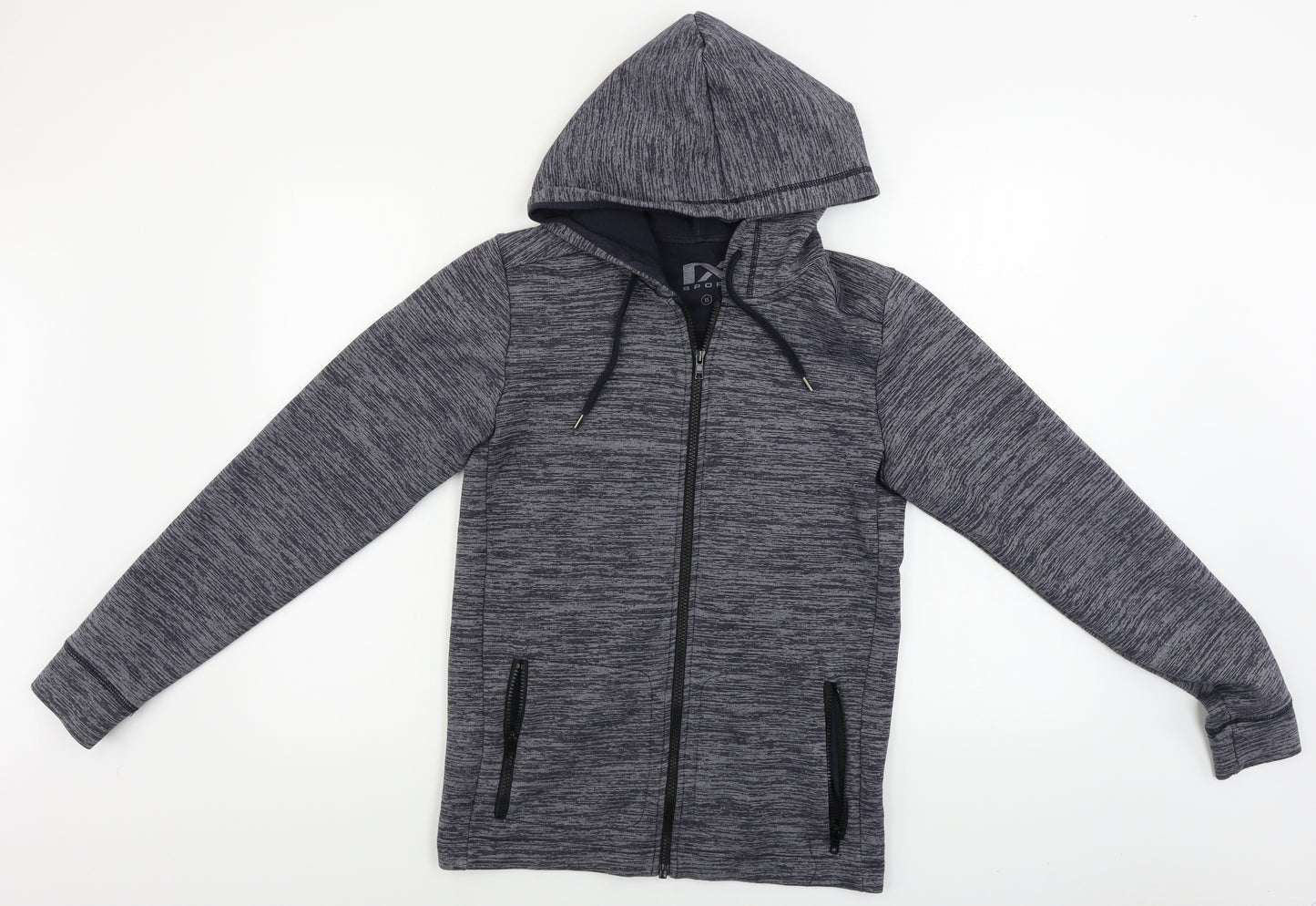 nx sports  Mens Grey   Full Zip Hoodie Size XL