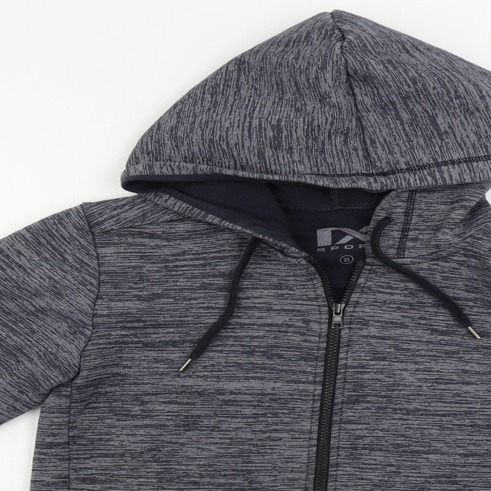 nx sports  Mens Grey   Full Zip Hoodie Size XL