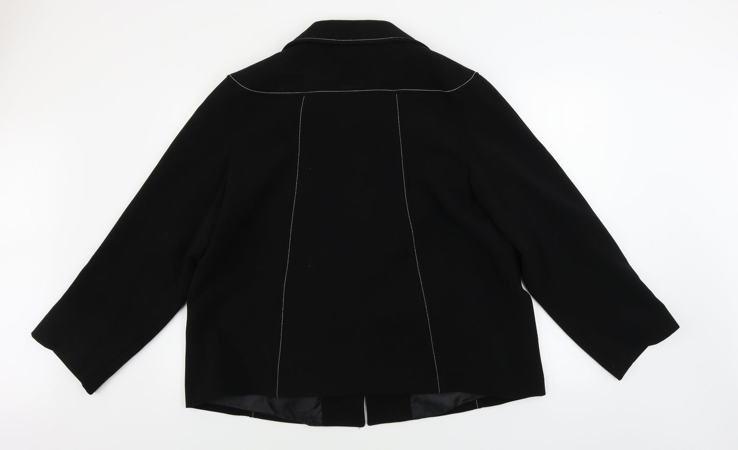 Nightingales  Womens Black   Jacket Coat Size 18