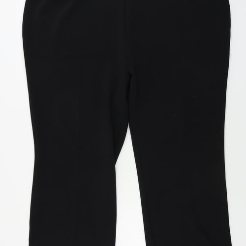 Yours Womens Black   Trousers  Size 26 L26 in