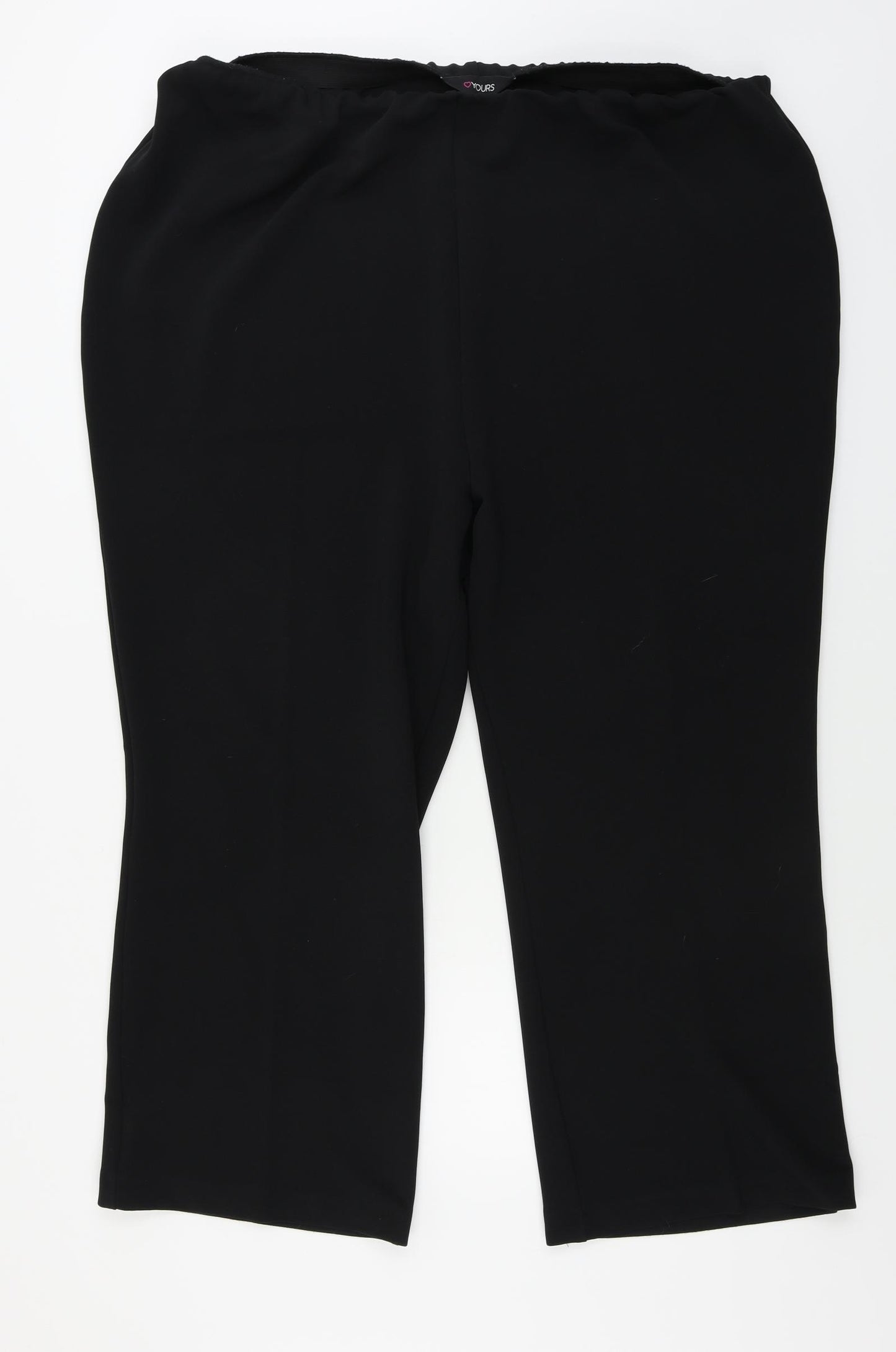Yours Womens Black   Trousers  Size 26 L26 in