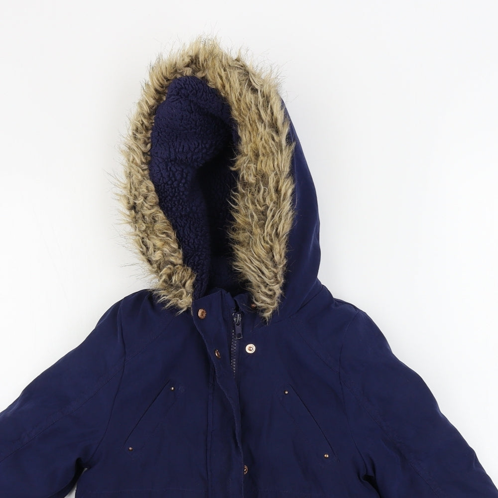 George  Boys Blue   Jacket Coat Size 4-5 Years