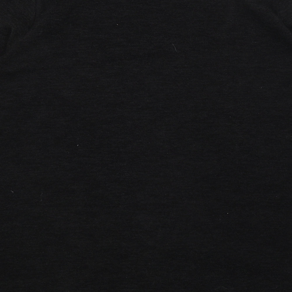 Afibel Womens Black   Basic T-Shirt Size 16