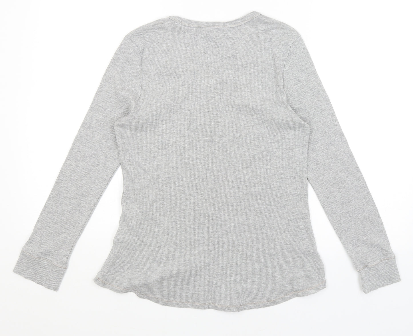 M&S Womens Grey   Basic T-Shirt Size 12