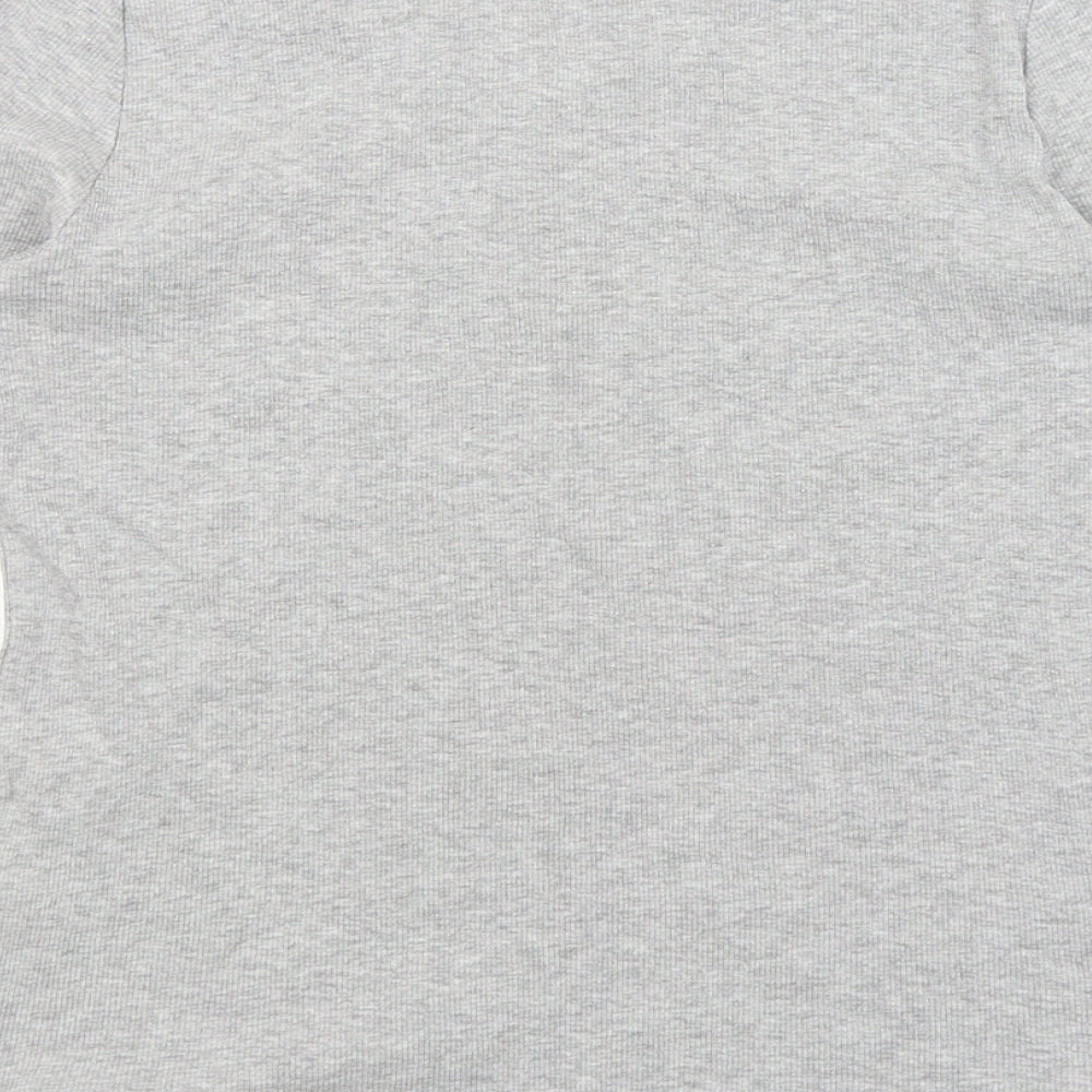 M&S Womens Grey   Basic T-Shirt Size 12