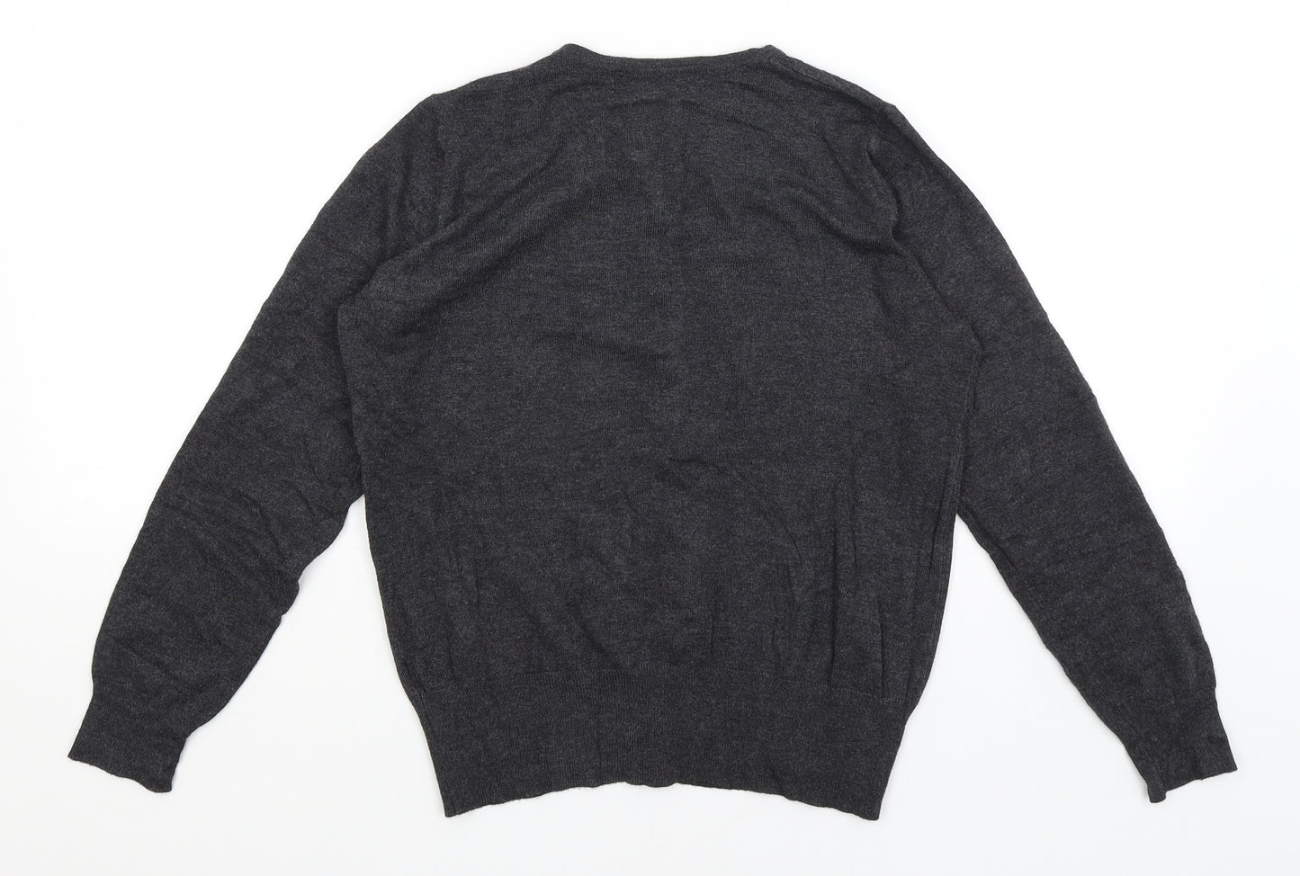 M&S Womens Grey   Cardigan Jumper Size 10