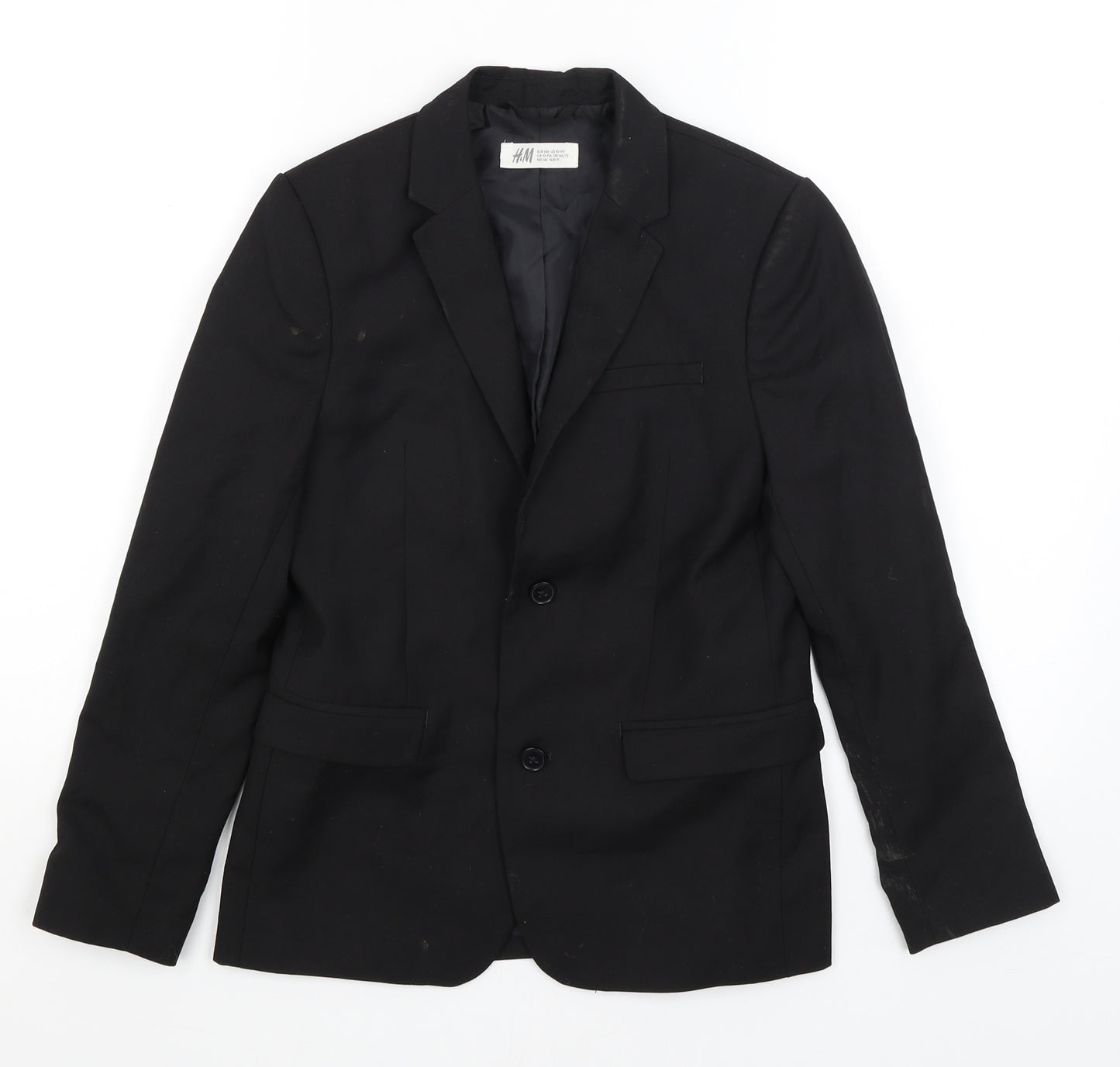 H&M Boys Black   Jacket Blazer Size 10-11 Years