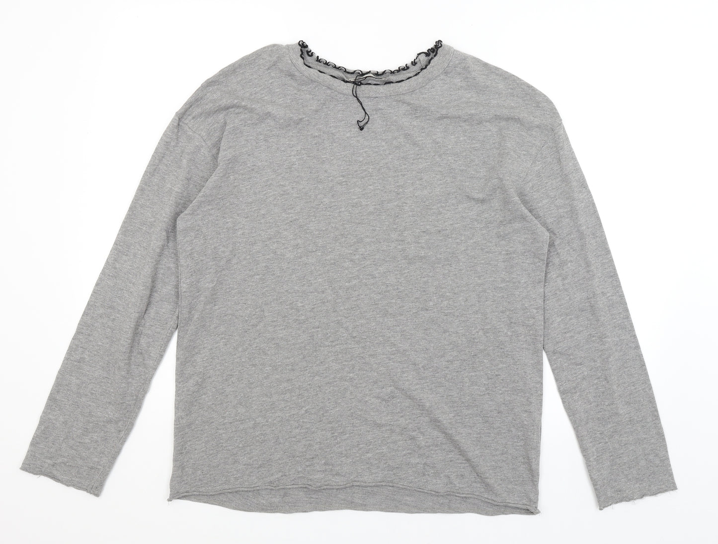 Zara Womens Grey   Basic T-Shirt Size M