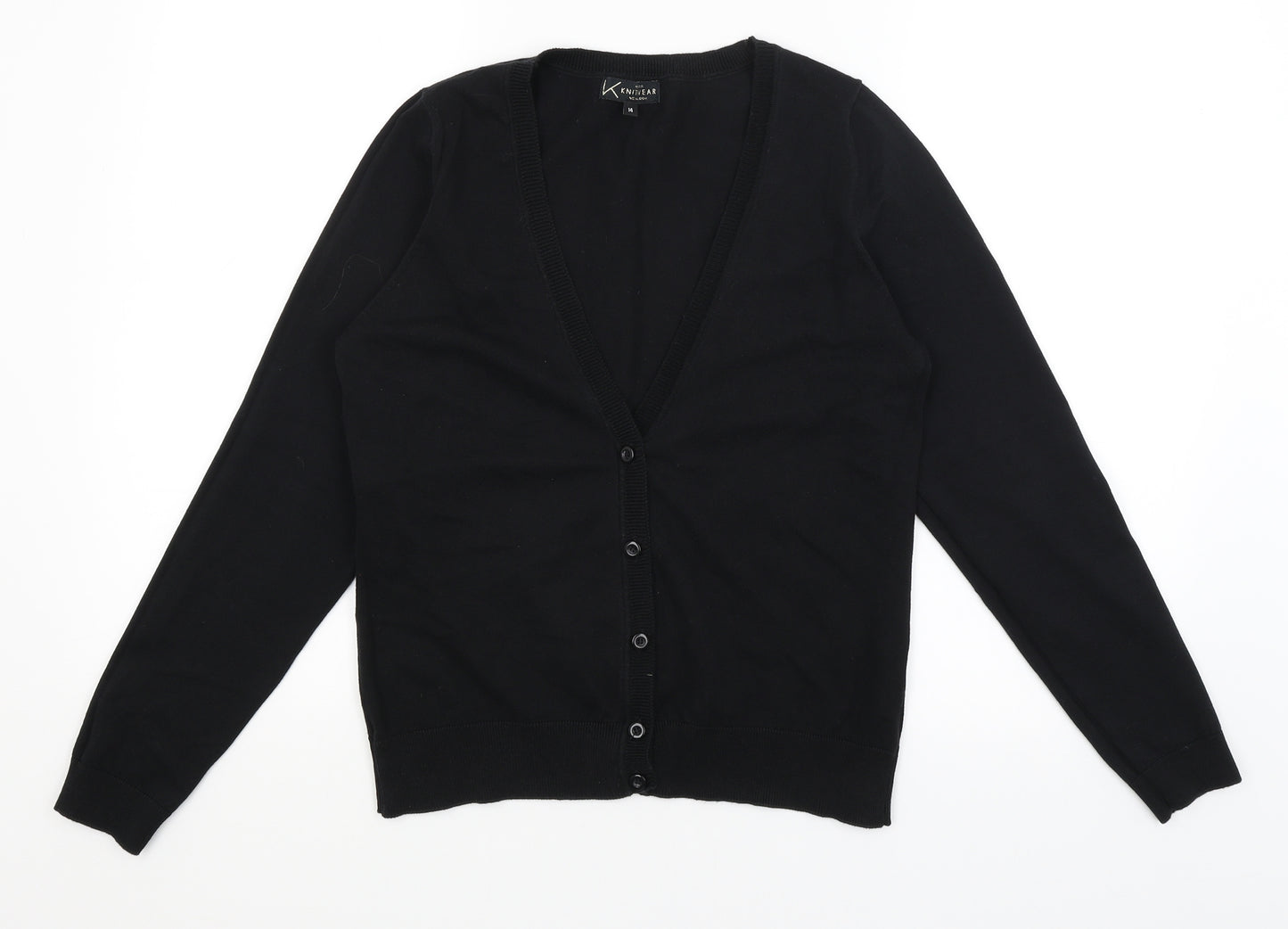 New Look Womens Black   Cardigan Jumper Size 14