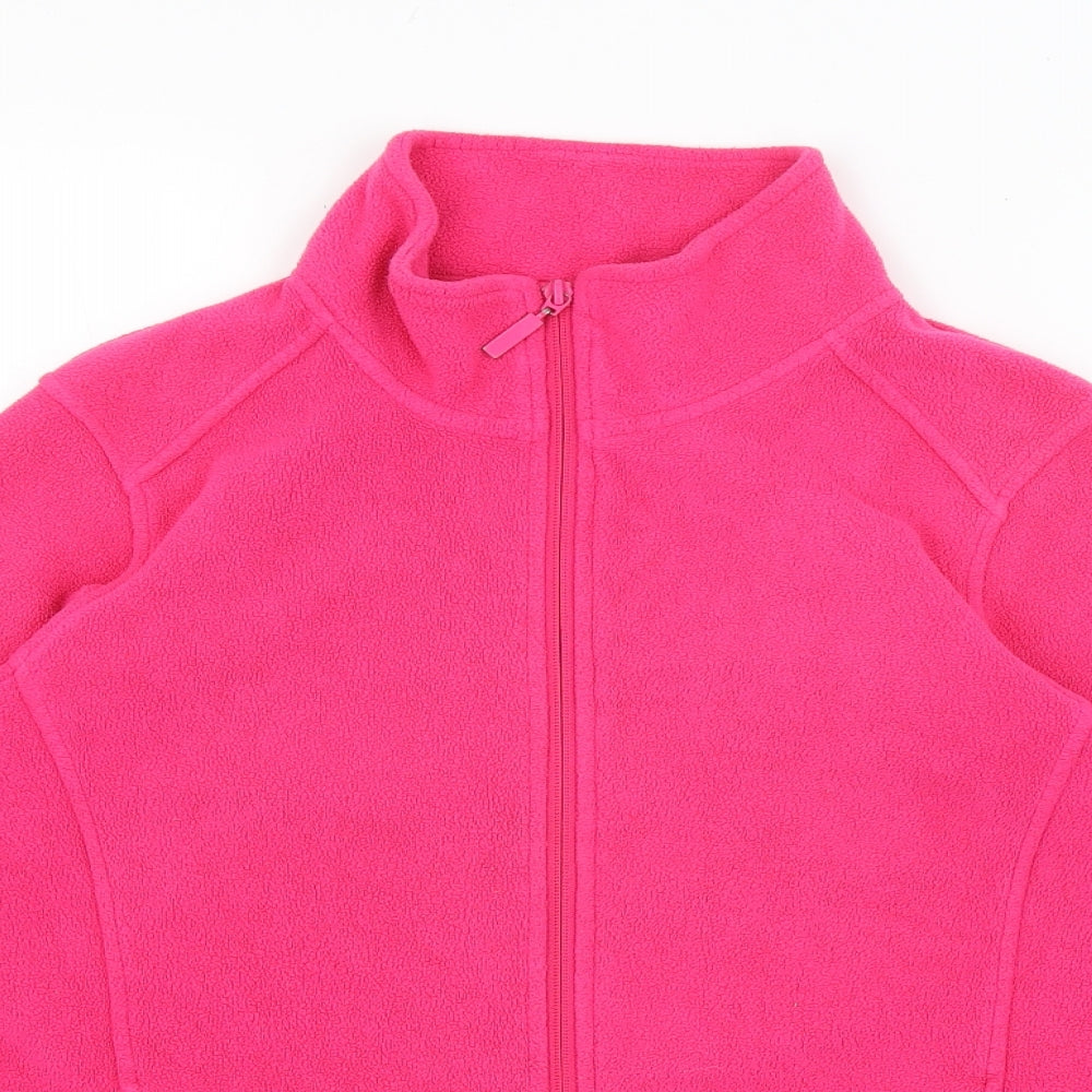 Dunnes Womens Pink   Full Zip Jumper Size 14
